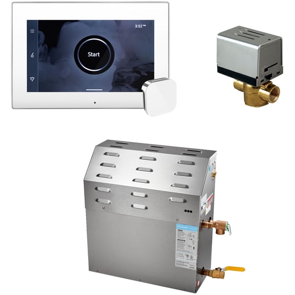 Mr Steam 15C1bn000 Isteamx Steam Shower 15Kw Generator Package - White