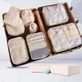 thumbnail image 2 of Compression Packing Cubes for Luggage, Set of 8, PAKASEPT Travel Storage Bags for Clothes/Cosmetic/Shoes/Electronics (beige), 2 of 4