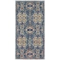 thumbnail image 2 of Nourison Global Vintage Geometric Navy Multicolor 2' x 4' Area Rug, (2' x 4'), 2 of 7