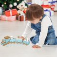 thumbnail image 6 of Christmas Small Train, Painted Wooden Train Decoration for Christmas Parties, Mini Train Christmas Party Decoration, 6 of 7