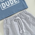 thumbnail image 4 of OYXSER Baby Boy Summer Clothes 12 18 Months Cute Summer Kids Patchwork Short Sleeve T-Shirt and Shorts Cool Short Sets, 4 of 7