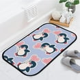 thumbnail image 4 of GZHJMY Soft Bath Door Mat Rug Cute Penguins Non Slip Dootmat Entry Mats for Bathroom Living Room Front Door Kitchen Carpet Runner, 4 of 7