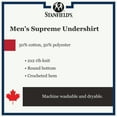 thumbnail image 4 of Stanfield's 2-Pack Adult Mens Supreme Cotton Blend Tank Undershirt, Sizes S-5XL, 4 of 5