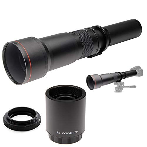 650-1300mm/1300-2600mm f/8-16 Manual Telephoto Lens for Canon EOS Rebel