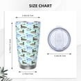 thumbnail image 4 of Salouo Mallard Duck Of Lotus Flowers Print 20oz Tumbler with Lid,Stainless Steel Vacuum Insulated Tumbler Durable Insulated Coffee Mug Thermal Cup with Splash Proof Sliding Lid-Straw Two-piece Set, 4 of 8