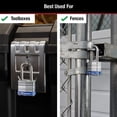thumbnail image 3 of Padlock Master Lock 3TLF de acero laminado con llave, paquete de 2, 3 of 5