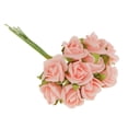 thumbnail image 1 of 100 piezas Mini rosas artificiales ramo de flores falsas boda fiesta hogar decoración romántica Rosado Zulema Flor artificial, 1 of 8