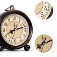 thumbnail image 3 of TIMESS Reloj Despertador de Cuarzo Analógico Vintage, Tamaño de Viaje, 3 of 9