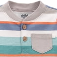 thumbnail image 4 of Set Playera y Pantalón Child of Mine Azul marino 18M Estampado rayas, 4 of 4