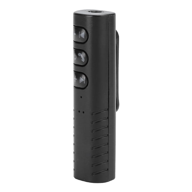Ccdes Receptor de audio Receptor de audio manos libres para automóvil, Adaptador de música Receptor de audio Bluetooth, para auriculares, teléfono móvil, altavoz y automóvil