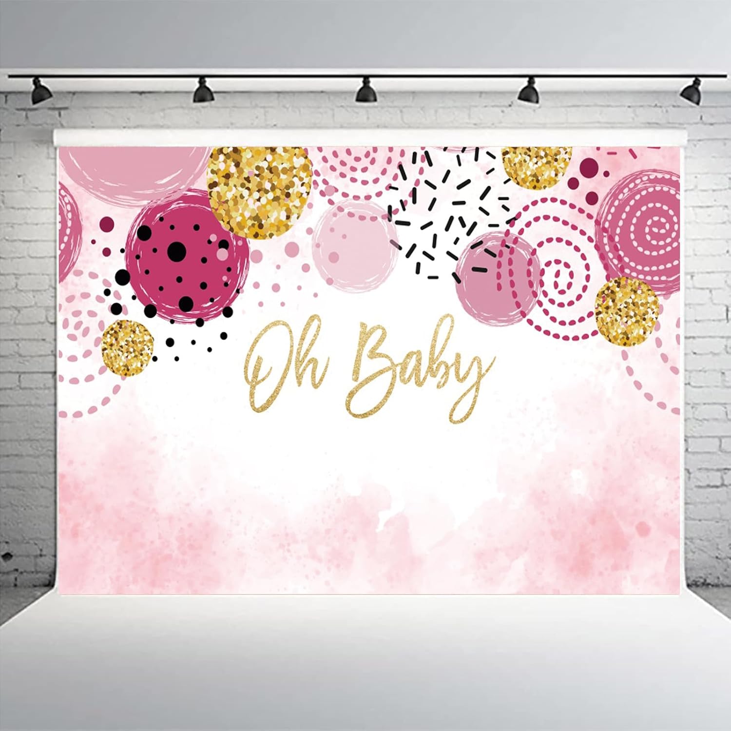 Fleck Oh Baby Photography Backdrop Watercolor Style Refreshing Baby ...