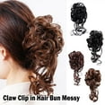 thumbnail image 3 of SSKFHGI Natural Clip on in Messy Bun Hair Piece Extension Hair Updo Wedding Claw, 3 of 8