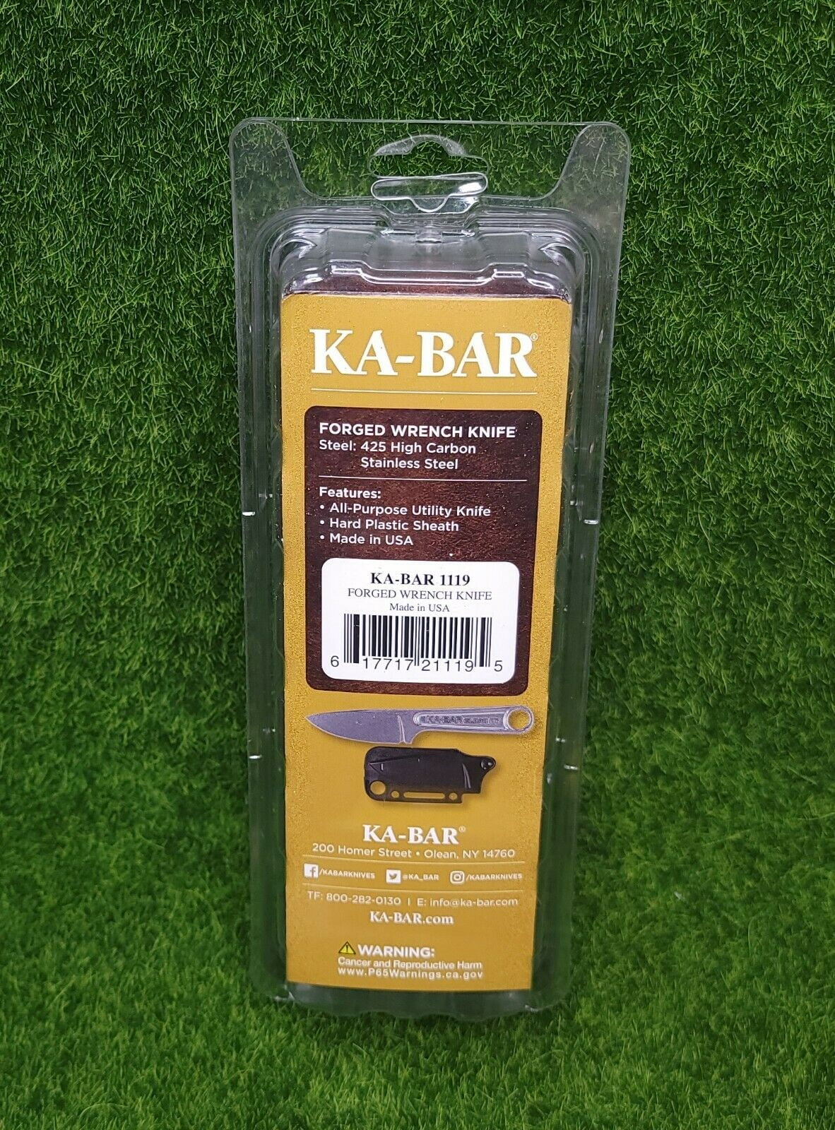 KA-BAR 3" Drop-Point Tactical Knife