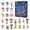 B, variant on Festival Advent Calendar Contains 24 Gifts, Festival Cute Figures Doll Advent Calendar, Festival Countdown Calendar With Surprise Toys, FestivalCollec