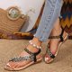 thumbnail image 5 of Bmisegm Cool Slippers Female Soft Soled Non Slip Wear Resisting Flat Beach Flops Lady Sandals Women Slippers Womens Sandals Summer Black 8.5, 5 of 8