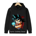 thumbnail image 1 of Sweat à Capuche à Manches Longues pour Enfants, Impression 3D Dragon Ball, Printemps et Automne, 1 of 1