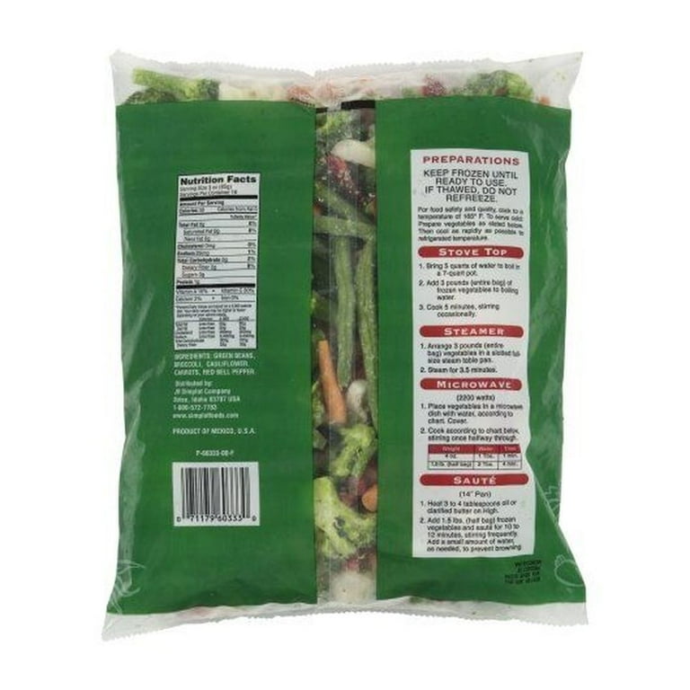 Culinary Select Antigua Vegetable Blend - 3 lb. package, 8