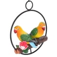 thumbnail image 4 of DEWIN Parrot Hanging Statue,Hanging Parrot Sculpture Hanging Ring Statue for Patio Lawn Home and Garden Decor, 4 of 8