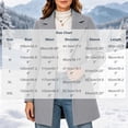 thumbnail image 6 of JOANKDMI Winter Wool Blend Pea Coat for Women Elegant Notched Lapel Single Breasted Mid-Length Trench Coat Casual Fall Office Dressy Outerwear Overcoat with Pockets, 6 of 7