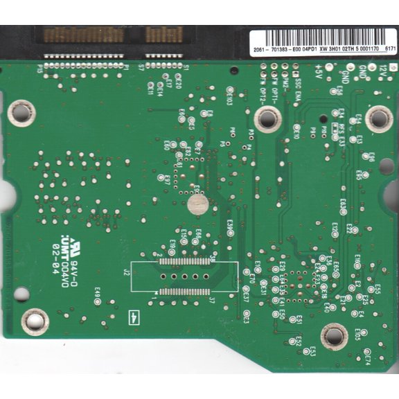 WD5000YS-01MPB0, 2061-701383-E00 04PD1, WD SATA 3.5 PCB
