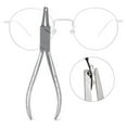 thumbnail image 3 of Alicates para montura de gafas, herramientas de montaje, removedor de alicates de ajuste de material acero inoxidable de 6 para gafas ópticas, montaje de puen YG1001, 3 of 8
