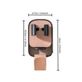 thumbnail image 3 of Pink Electric Toothbrush Holder Wall Mounted Storage Rack For Bathroom Organization Space Saving Design For Multiple Toothbrushes And Oral Care Products Easy To Clean, 3 of 4