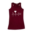thumbnail image 2 of SMihono Hauts pour Femmes Débardeur pour Femmes Grande Taille Été Imprimé Amour Col Rond Sans Manches T-shirt Décontracté Débardeur pour Femmes Hauts d'Été pour Femmes, 2 of 4