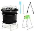 thumbnail image 5 of 7in Universal 12pcs Hot Air Fryer Kits with Cake Cup Cake Basket Accessories, 5 of 5