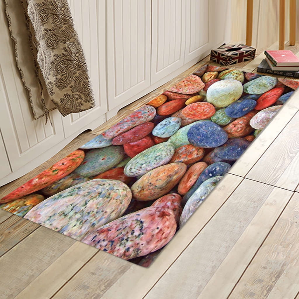 Shiusina Rugs Kitchen Rug Non Skid Small Accent Throw Rugs for Entryway