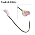 thumbnail image 3 of Artificial SNAIL GARDEN Latex Calla Lily Bundle with Green Leaves, 3 of 11