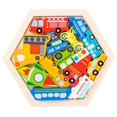 thumbnail image 1 of Wooden Jigsaw Puzzle Children'S Intelligence Puzzle Traffic Style, 1 of 5