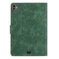 thumbnail image 3 of ELEHOLD Case For Apple iPad Pro 11 2024 Kitty Pattern Leather Tablet Case, Slim Back Smart Cover, Auto Sleep/Wake, Full Body Protection, Kickstand，Green, 3 of 11