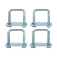 thumbnail image 3 of HILABEE 4 Pieces U Bolt Brackets Accessories Heavy Duty for Trailers Trucks Rvs 5.4x9.52 cm, 3 of 9