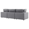 thumbnail image 6 of Modular Lounge Deep Sofa, Sunbrella, Grey Gray, Fabric, Modern Contemporary, Outdoor Patio Balcony Cafe Bistro Garden Furniture Hotel Hospitality, 6 of 10