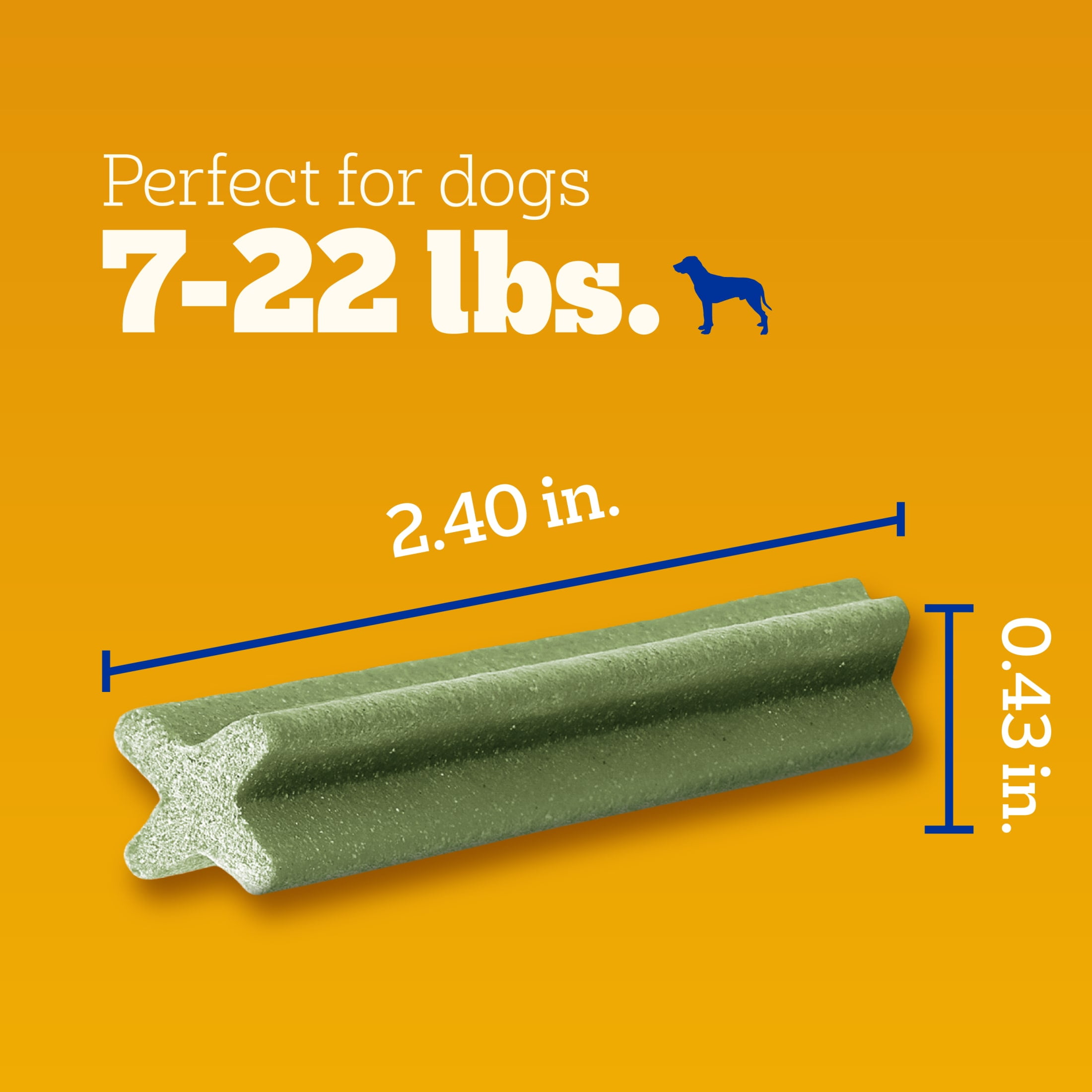 Pedigree Dentastix Fresh Treats For Dogs 24.6 Oz Pouch Walmart