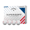 thumbnail image 2 of (2 pack) Callaway SuperSoft 2025 USA Golf Balls 12pk, Red/White/Blue, 2 of 6