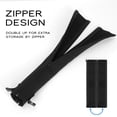 thumbnail image 4 of Cable Sleeves,[4 Pack] Flexible Cable Management Sleeves,[Waterproof][Buckles Design] 19.5 inch Wire Cover Cord Organizer System with Zipper for TV,Computer,Office,Home Entertainment,Black, 4 of 8