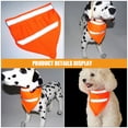 thumbnail image 3 of Pañuelo reflectante para mascotas, bandana de poliéster de alta visibilidad para cachorros, ideal para paseos nocturnos., 3 of 5
