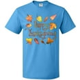thumbnail image 3 of Inktastic Happy Thanksgiving Fall Leaves in Autumn Colors T-Shirt, 3 of 5