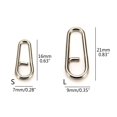 thumbnail image 5 of Yokua 50/100Pcs Split Rings Rustproof Oval Split Clip Snap Fishing Connector, 5 of 12