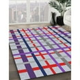 thumbnail image 2 of Ahgly Company Indoor Square Patterned Purple Novelty Area Rugs, 8' Square, 2 of 6