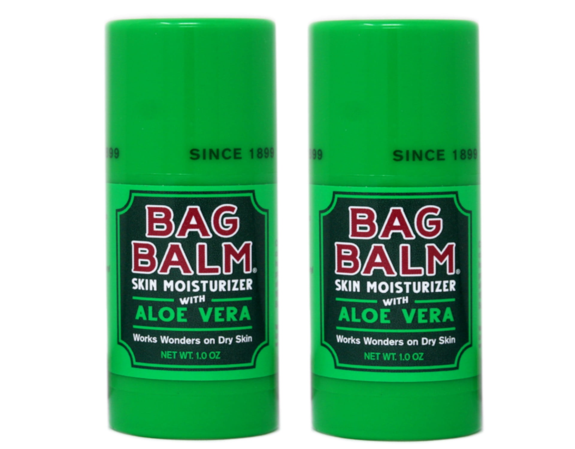 Bag Bag Skin Moisturizer with Aloe Vera Stick, 1 Ounce - Pack of 2