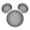 Black, variant on Farberware Disney Bake with Mickey Mouse 3 Pcs Nonstick Head Cake Pan Set, Dishwasher Safe and Oven Safe to 450°F, Red
