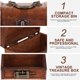 thumbnail image 4 of Ring Storage Box Retro Box Storage Wooden Ring Box Jewel Box Wood Retro Jewelry Case Antique Jewelry Box Retro Box, 4 of 4