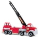 thumbnail image 2 of Camión de bomberos Tonka Steel Classics Hook N Ladder, fabricado con acero y plástico resistente, camión de construcción de juguete rojo para niños y niñas, niños pequeños a partir de 3 años, 2 of 5