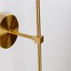 thumbnail image 3 of Toystoory Lámpara de pared compacta LED Luz de pared simple moderna con brazo dorado largo para dormitorio Sala de estar Café Iluminación y accesorios transparente Toystoory HA027218-01, 3 of 6