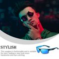 thumbnail image 4 of Greeniant Gafas de sol para hombre, para acampar, viajar, ciclismo, gafas para conducir, trotar, golf, gafas, protección solar Ciclismo tipo 6 Greeniant OD023450-06, 4 of 6