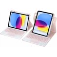 thumbnail image 6 of 360° Rotatable Detachable Keyboard Case with Trackpad & Pencil Slot for iPad Air 4/5 10.9",pink, 6 of 7