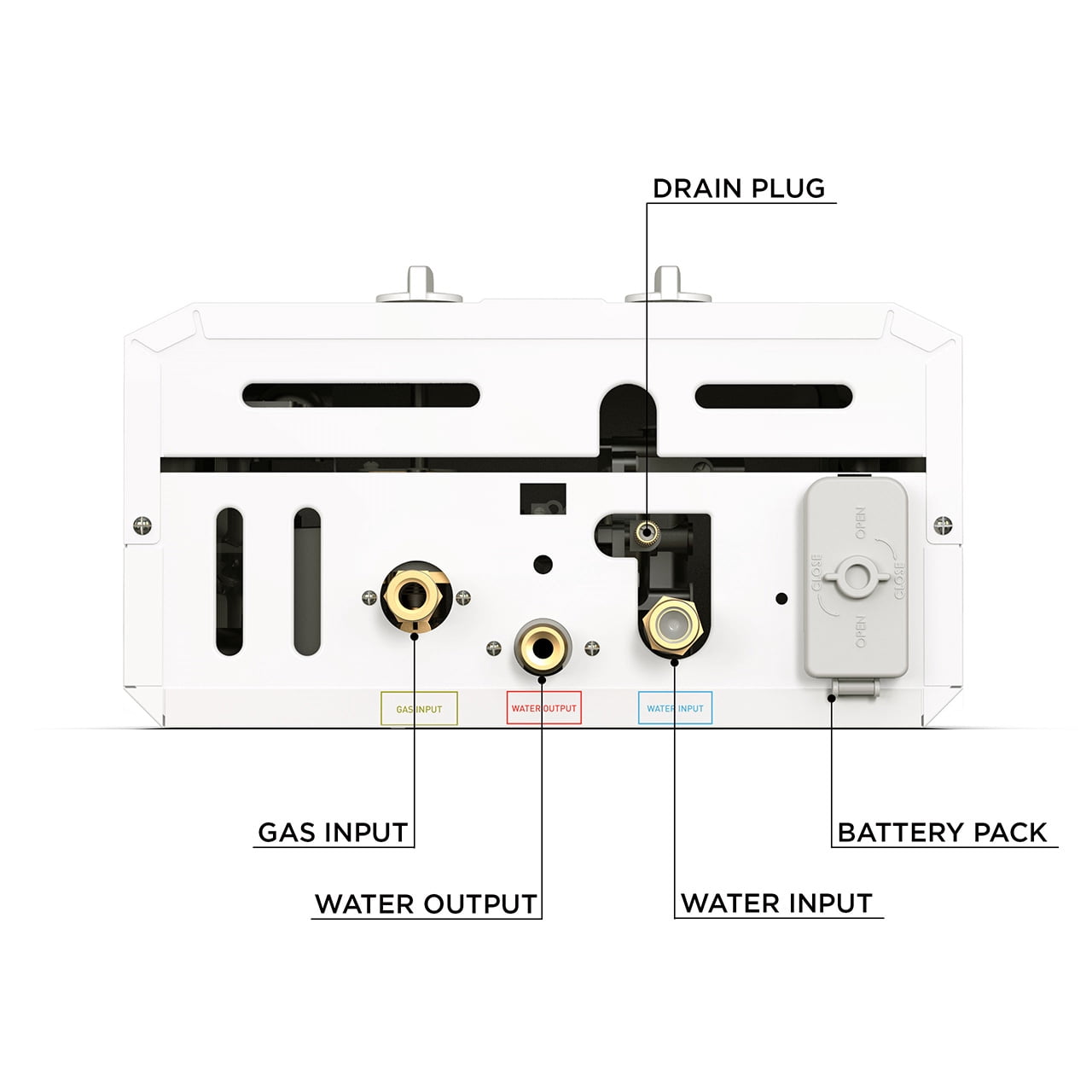 Eccotemp L10 Portable Outdoor Tankless Water Heater w/ Shower Set
