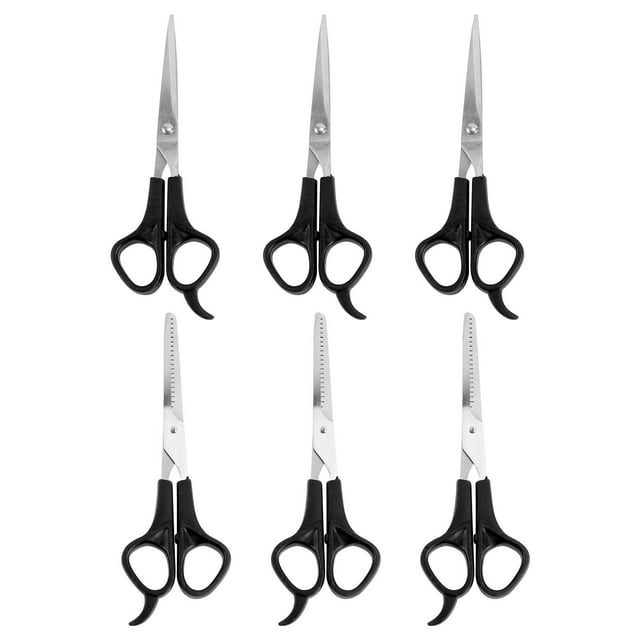 OULII 6pcs Home Haircutting Kit Barber Shears Durable for Amateur